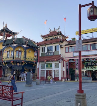 Chinatown Central Plaza downtown Los Angeles