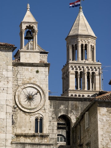 St Dominus Cathedral belfry, Diocletian's Palace .